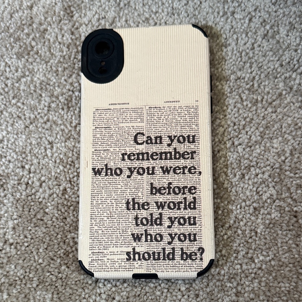 Amazon Beige Inspirational Quote Phone Case